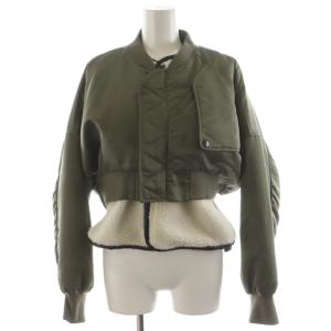 レイヤードショートMA-1 36 カーキ 522150100301-01