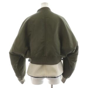 UN3D. レイヤードショートMA-1 36 カーキ 522150100301-01