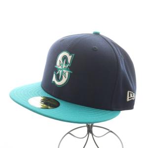 59FIFTY MLB オンフィールド シアトル マリナーズ キャップ 帽子 ロゴ 刺繍 7 1/4 紺
