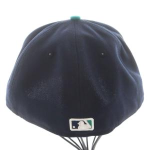 NEW ERA 59FIFTY MLB オンフィールド シアトル マリナーズ キャップ 帽子 ロゴ 刺繍 7 1/4 紺