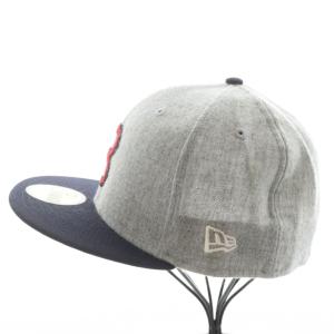 NEW ERA 59FIFTY Gray Heather ボストン レッドソックス キャップ 帽子 ロゴ 刺繍 ピンズ