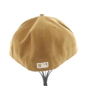 NEW ERA 59FIFTY ロサンゼルス ドジャース キャップ 帽子 ロゴ 刺繍 8 茶 ブラウン 白 ホワイト /AN23