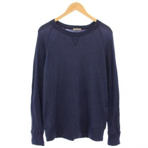 Tシャツ ロンT カットソー 長袖 クルーネック 50 紺 ネイビー 425220 VD3NQ /TK