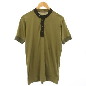 Tシャツ カットソー 半袖 ヘンリーネック 50 カーキ 353353 VZF62 /TK