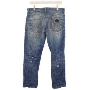 DOLCE&GABBANA デニム パンツ ジーンズ ダメージ加工 48 青 ブルー G3FBLP/G8I19 /TK