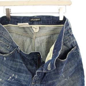 DOLCE&GABBANA デニム パンツ ジーンズ ダメージ加工 48 青 ブルー G3FBLP/G8I19 /TK