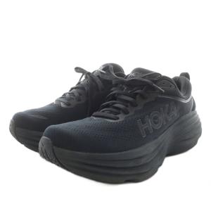 HOKA ONE ONE ボンダイ 8 Bondi 8 スニーカー シューズ ロゴ US9.5 27.5cm 黒 ブラック 1123202