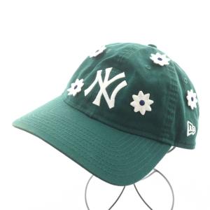 × ニックギア NICK GEAR 3D Flower Cap キャップ 帽子 ロゴ 花柄 刺繍 緑 グリーン