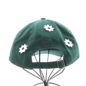 NEW ERA × ニックギア NICK GEAR 3D Flower Cap キャップ 帽子 ロゴ 花柄 刺繍 緑 グリーン