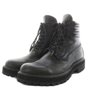 18AW 栃木レザー ショートブーツ 42 ブラック