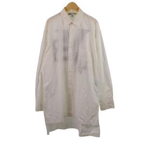 Y-3 5周年 YOHJI SHRT ART1 シャツ 長袖 ロゴ プリント M 白 ホワイト CY6855