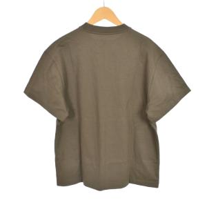 JIL SANDER 24SS Tシャツ ロゴ プリント XS カーキ J02GC0001