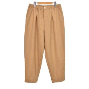 23SS ウールトロピカルシャーリング1Pテーパードパンツ 48 ベージュ PUMU0017U1