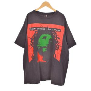 24SS KK_SS TEE LOVE BEYOND ダメージ加工 XL グレー