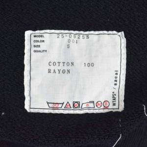 sacai WTAPS 25SS Flock Print Hoodie