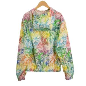 LOUIS VUITTON 21SS パステルモノグラム ジップアップパーカー 46 マルチカラー RM211M