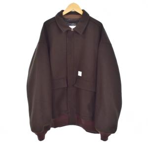 23AW JFW-01 JACKET WONY. MELTON 4 ブラウン