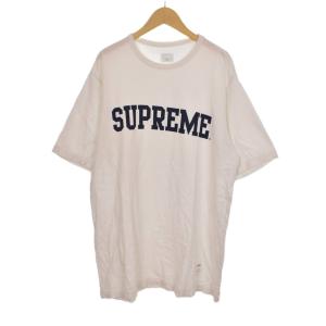 17SS Collegiate Logo Tee L ホワイト