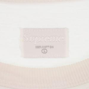 Supreme 17SS Collegiate Logo Tee L ホワイト