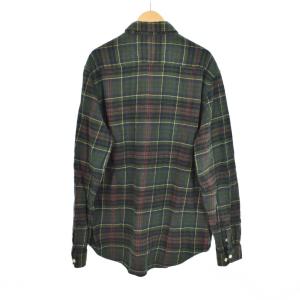 Supreme 09FW Prep Flannel Shirt チェック L グリーン