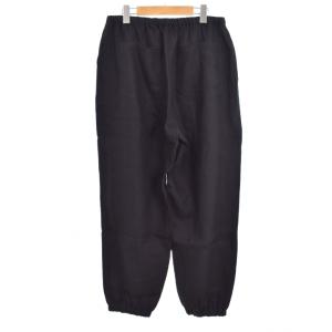 COMOLI 25SS カナパ ドローストリングパンツ 2 ブラック B01-03008