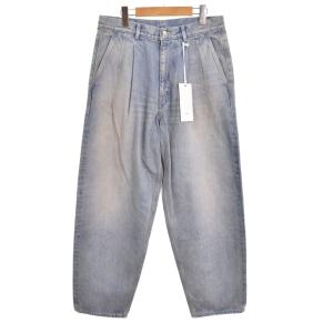 Selvage Denim Two Tuck Tapered Pants 1