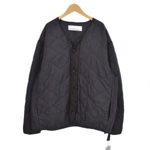 25SS PEACEMAKER quilted black jacket