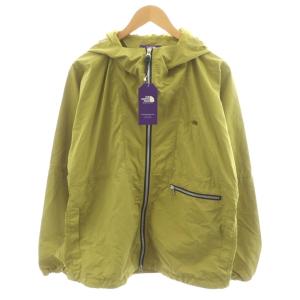 マウンテン ウインド Mountain Wind マウンテンパーカー ジップアップ ロゴ 刺繍 M 黄緑