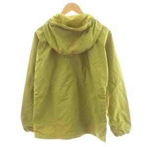 THE NORTH FACE PURPLE LABEL マウンテン ウインド Mountain Wind マウンテンパーカー ジップアップ ロゴ 刺繍 M 黄緑