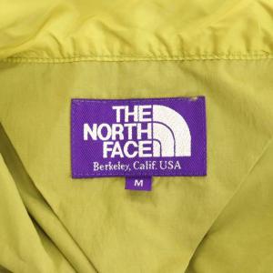 THE NORTH FACE PURPLE LABEL マウンテン ウインド Mountain Wind マウンテンパーカー ジップアップ ロゴ 刺繍 M 黄緑
