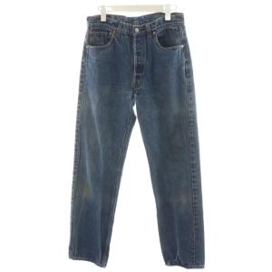 501 デニムパンツ ボタンフライ 653刻印 W34L36 ブルー