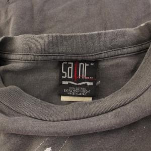 SAINTMICHAEL 23SS DEVIL HND Tシャツ ダメージ加工 M グレー