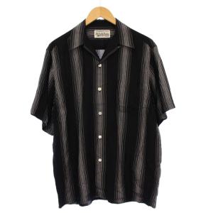 STRIPED OPEN COLLAR SHIRT SS オープンカラーシャツ 半袖 マルチストライプ