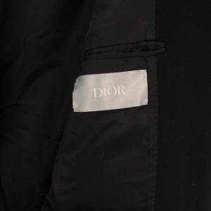 DIOR HOMME ダブルブレストチェスターコート 46 ブラック 943C304B4663