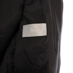 DIOR HOMME アトリエロゴ レザージャケット 44 ブラック 733L469I5091