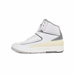 GS Air Jordan 2 White and Cement Grey 2 ホワイト