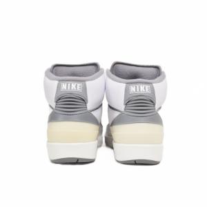NIKE GS Air Jordan 2 White and Cement Grey 2 ホワイト