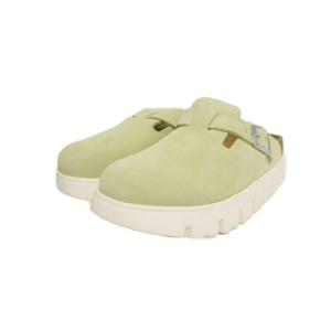 by BIRKENSTOCK ビルケンシュトック BOSTON PAP CHUNKY サンダル 39 黄緑