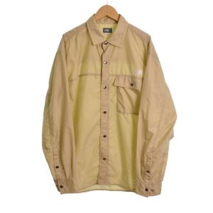 L/S Nuptse Shirt ヌプシシャツ 長袖 L 黄 イエロー NR11961