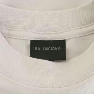 BALENCIAGA MIRROR LOGO TEE XS ホワイト 764235
