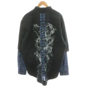 VETEMENTS 19SS FUSION SHIRT XL ブラック