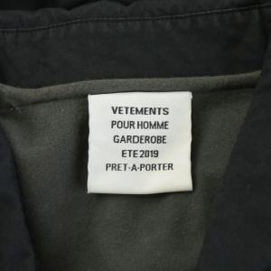 VETEMENTS 19SS HAPPINESS SHIRT XL グレー ピンク