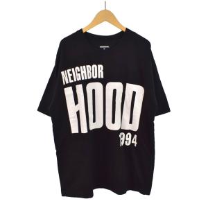 NH. TEE 半袖 ロゴ プリント M 黒 ブラック