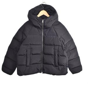ダウンジャケット ナイロン M 黒 ブラック AH118 214-0136