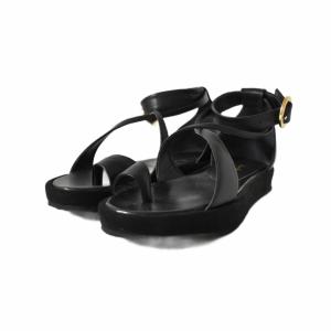 Curved Line Ankle Strap Sandals