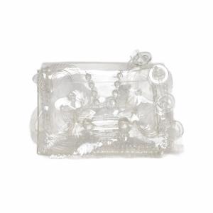 トランスペアレントスカルプチャラルミニチェーンバッグ MM11 AC095