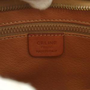 CELINE マカダム柄 クラッチバッグ セカンドバッグ レザー PVC 茶 ブラウン M93 /AN38 AA