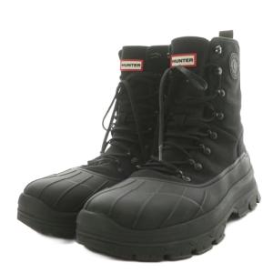 EXPLORER DEDERT BOOT ショートブーツ レースアップ ロゴ US9 黒 ブラック MFS1000CNV