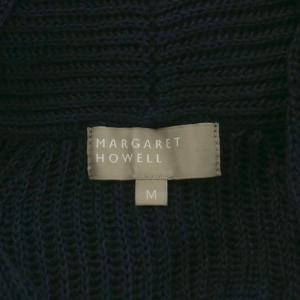 MARGARET HOWELL カーディガン ショールカラー 麻 リネン M 紺 ネイビー 579-160509 /AN40