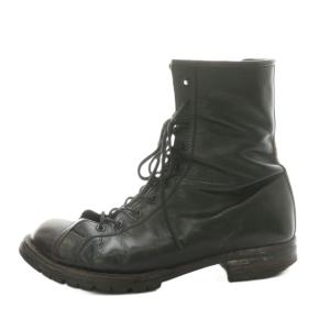 ショートブーツ レースアップ 27.0cm ブラック